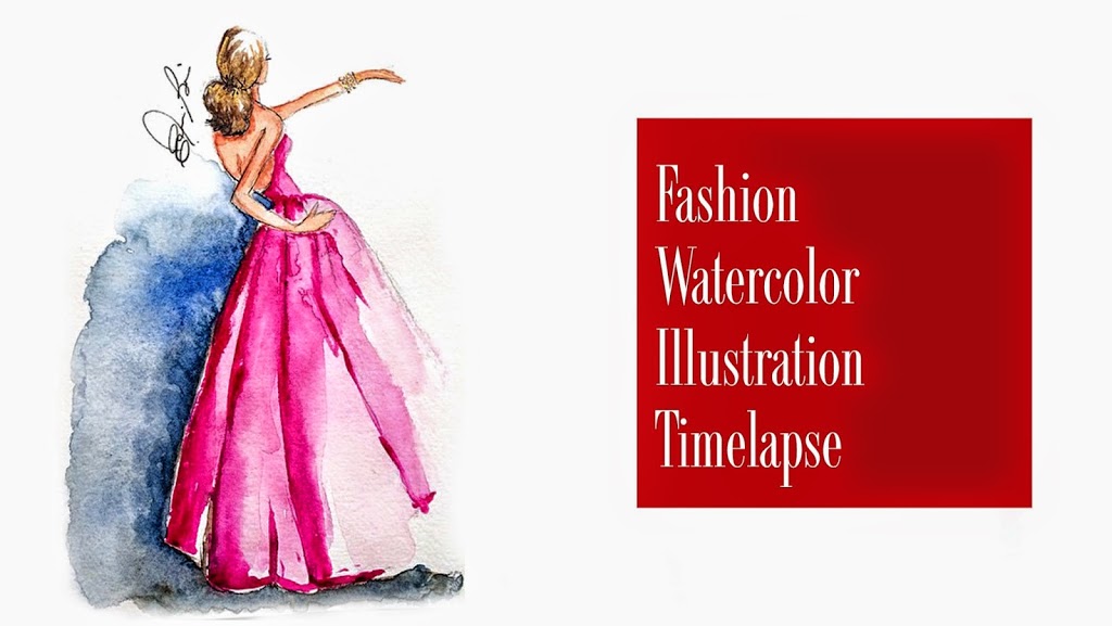 How to Paint Fashion Illustrations for beginners A Fashion Watercolor